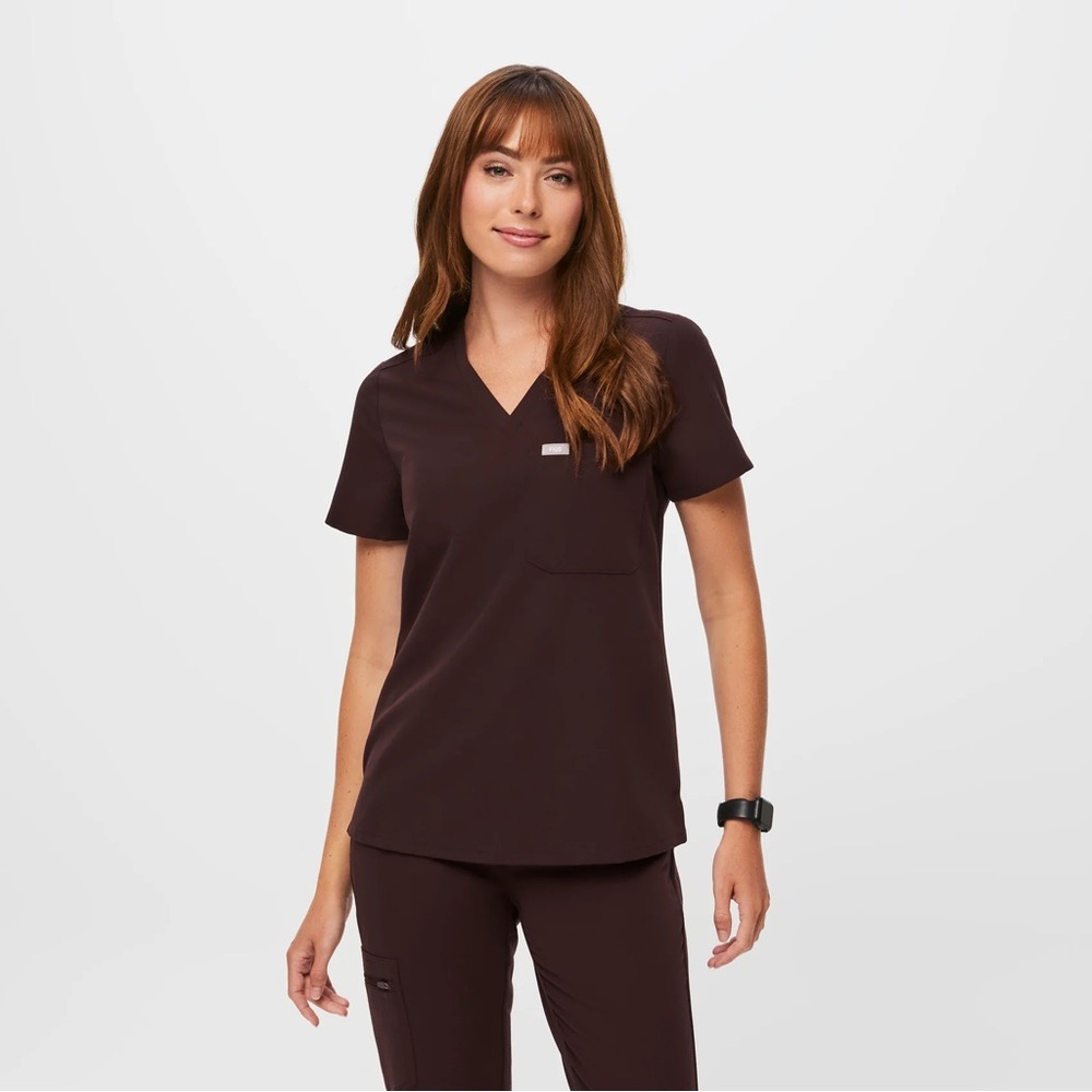 Figs SET - ESPRESSO Catarina top and Kade bottoms